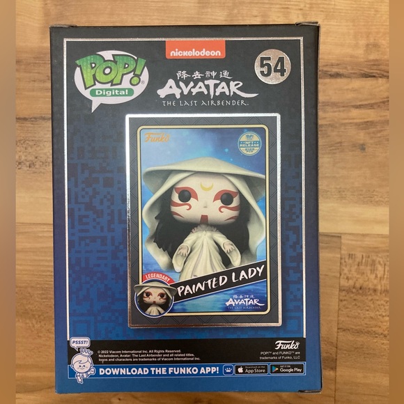 Funko Pop Painted Lady Legendary Exclusive Avatar The Last Airbender #54 LE 2125 - Picture 3 of 6